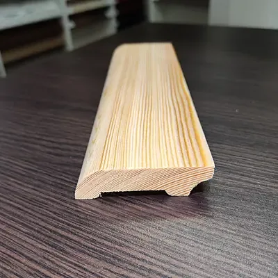 Плинтус прямой из лиственницы 18×70 мм